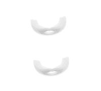 Ipetboom 2piezas Cubierta De Silicona Para Bruxismo y Ronquidos Dispositivo De Alimenticio Mejora La Calidad Del Sueño Fácil De Usar y Quitar Color Blanco