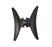 Ipetboom 2piezas De Ducha Para Mujer Diseño Forma De Luna Accesorios Prácticos y Decorativos Clip De Mandíbula Antideslizante Para Casa y Uso Exterior Color Negro