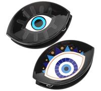 Ipetboom 2piezas De Pelo Decorativas De Ojo Maligno Para Mujer Clip De Agarre Fuerte Accesorios De Peinado Únicos Para Estilos Elegantes