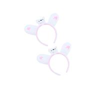 Ipetboom 2piezas Diadema de Oso Polar Aros Cabello Tocados Accesorios Cabello Artículos para Fiestas Diademas Divertidas Fiesta