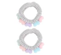 Ipetboom 2piezas Diademas Elásticas De Maquillaje Para Lavarse La Cara Para Spa y Deportivas Mantén El Cabello Alejado Del Rostro