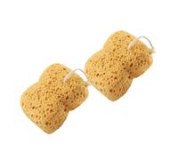 Ipetboom 2piezas Esponja De Baño Natural De Panal Esponja Exfoliante Corporal Color Marrón Para Ducha y Limpieza De Piel Suave Para Hombres y Mujeres