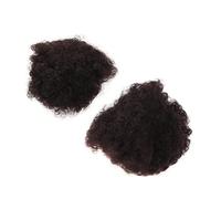 Ipetboom 2piezas Extensiones De Coleta Afro Cortas Rizadas Cuerda Para Mujeres y Niñas Peluca De Korenana Transformación Rápida y Cómoda