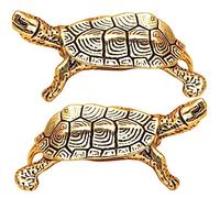 Ipetboom 2piezas Figuras De Tortugas De Latón Vintage De Adornos Retro para Decoración De Mesa Hogar u Oficina Artesanía Duradera De Alta Resistencia