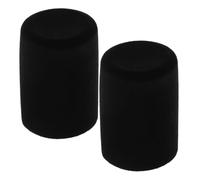 Ipetboom 2piezas Filtro Antipop para Micrófono Protector Antiviento de Esponja Flocada para Micrófono Lapel Compatible con Fifine con Textura Suave para Estudio Streaming y Grabación
