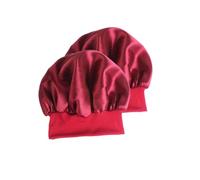 Ipetboom 2piezas Gorro de Dormir con Diadema de Satén y Banda Elástica Lado Anticaída para Mujeres y Niñas Talla