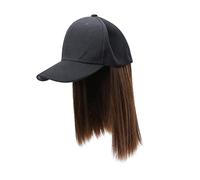 Ipetboom 2piezas Gorro De Peluca Mujer Extensiones Cortas Diseño Sola Pieza Estilo Natural y Cómodo Para Fiesta Trabajo Viaje y Uso Diario