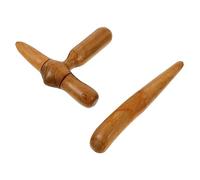 Ipetboom 2piezas Gua Plate De Madera Natural Para Masaje Herramienta De Raspado Corporal y Facial Diseño Ergonómico y Seguro Para Aliviar La Tensión Muscular
