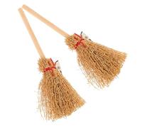 Ipetboom 2piezas Horquilla de Bruja Pequeña Pinzas Pelo Temática de Halloween Mini Horquillas de Escoba de Bruja para Niñas