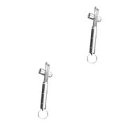 Ipetboom 2piezas Limpiador De Oídos Portátil De Inoxidable Kit De Herramientas De Cuidado Auditivo Diseño Antideslizante Para Limpieza Efectiva De Cerumen Juego De Herramientas