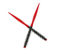 Ipetboom 2piezas Mini Cepillos Rizadores Cepillo Redondo Pequeño de Nailon para Peinado Secado Secador para Cabello Corto de Mujer y Tupé de Hombre