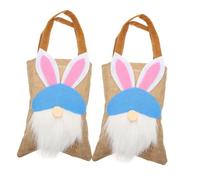 Ipetboom 2piezas Obsequio De Conejito Para Pascua Bolsas De Obsequio De Bolsas Para Dulces Pequeño Para Recuerdos De Fiesta o Dulces De Fiesta