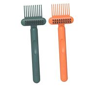 Ipetboom 2piezas Peine Cepillo Pelo Limpiador Peines Herramienta Limpiadora Estante Quitar Cabello Cepillo Desenredante