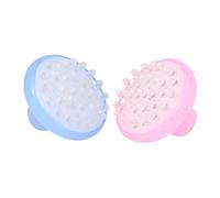 Ipetboom 2piezas Peine De Masaje y Lavado De Cabello Color Azul y Rosa Peine Para Masajes El Hogar y Cuidado Del Cabello Para Tipo