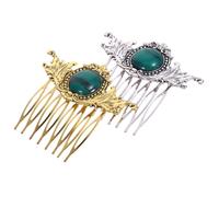 Ipetboom 2piezas Peine Lateral Decorativo Para Mujeres De Estilo Accesorios De Peinado Diseño Retro y Peines Para Moños y Estilos De Cabello