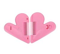 Ipetboom 2piezas Peine Para Flequillo De Plástico Unidades Recortadora Profesional Para Mujeres Color
