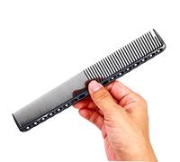 Ipetboom 2piezas Peine Para Peinar y Desenredar Profesional Plástico Negro Blanco Para Salón y Uso Doméstico