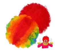 Ipetboom 2piezas Pelucas De Rizadas Coloridas Para Mujer Adulta Para Disfraz De Halloween Accesorios Cabello Decoración De Fiesta De Carnaval