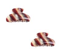 Ipetboom 2piezas Pinza De Pelo De Diseño Geométrico Para Mujeres y Niñas Clip De Garra Vintage Para Maquillaje y Uso Diario Sostenible Para Tipo De Cabello