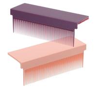 Ipetboom 2piezas Plancha de Pelo Peine Desmontable Accesorio para Plancha Peine Portátil para Alisar el Cabello para Uso Casa o Viajes Incluye