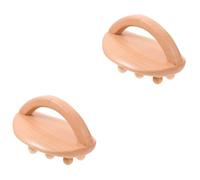 Ipetboom 2piezas Rodillo De Masaje Manual Para Acupresión Herramienta De Relajación Para Cuerpo Completo Masajeador De Puntos De Acupuntura Para Espalda Cuello y Piernas