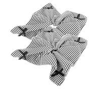 Ipetboom 2piezas Scrunchies De Gran Lazo De Cuadros Accesorios De Pelo Para Mujeres y Niñas Bandas De Cabello Estilizadas y Elásticas Para Peinados Modernos