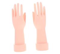 Ipetboom 2piezas Soporte De Joyería Forma De Mano Exhibidor De Anillos y Accesorios Estante De Joyería Decorativa Soporte Para Guantes y Anillos Diseño Realista Para Presentación De