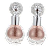 Ipetboom 2piezas Spray De Purpurina Para Cuerpo y Cabello Botellas De Rociador De Polvos Brillantes Para Iluminadores De Maquillaje y Ocasiones Festivas