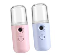 Ipetboom 2piezas Spray Facial Nano Usb Recargable Humidificador Portátil Para Hidratación Profunda Para Tipos De