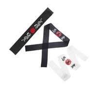Ipetboom 3 Diademas Ninja de Poliéster para Disfraz de Karate y Sushi, Cómodas y Versátiles para Fiestas Temáticas y Deportes, Diseño Japonés Tradicional