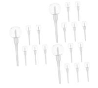 Ipetboom 3 Juegos 3 Juegos De Tubos Vacíos De Brillo De Labios Con Forma De Piruleta Tubo De Lápiz Labial Transparente Tubos De Muestra De Cosméticos Envase De Maquillaje 6 piezas * 3