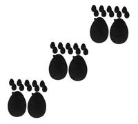 Ipetboom 3 Juegos Adhesivos Para Antideslizante Adhesivos Para De Zapatos Taloneras Para Mujer Zapatos Pegatinas Antideslizantes Resina De Vinilo Black 6 Pares * 3