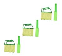 Ipetboom 3 Juegos Escoba De Polvo De Persianas Herramienta De Eliminación De Polvo Cepillo De Limpieza De Ranuras Limpiar Persianas Verticales Limpieza De Green Abs 2 Piezas * 3