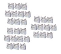 Ipetboom 3 Juegos Gracias Por Cajas De Bolsa De Dulces Para Bolsas De Fiesta Alegres Bolsas De Basura Bolsas De Joyería Bolsas De Tul Para Favores Bolsitas Light Grey Seda 10 Uds * 3