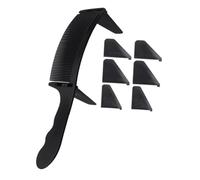 Ipetboom 3 Juegos peine de peluquero peines de corte profesional tijeras de peluquero peines para hombres peines para el cabello para hombre peine curvo arco peine límite tocador colocar
