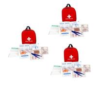 Ipetboom 3 Juegos práctico botiquín médico botiquín para casa emergency kit neceser botiquin kit primeiros socorros kit de primeiros socorros kit sobrevivencia Kit de primeros auxilios rojo