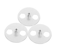 Ipetboom 3 Piezas Accesorios para Caja Música Llave de Devanado Repuesto Redonda Metal DIY Reparación Control Melodía Manual Hobbyistas