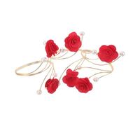 Ipetboom 3 Piezas Brazaletes de Brazo Metal Dorado para Mujer Ajustables con Diseño Abierto y Detalles Artísticos Pulseras Ligeras y Transpirables para Diario Elegantes