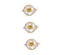 Ipetboom 3 Piezas broche para la ropa broche de capa decoración broche para mujer broche de dragón alfiler de niña broche de cobre para mujer alfiler de ropa diamante Golden