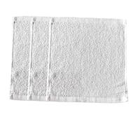 Ipetboom 3 Piezas Bufanda Cuadrada De Algodón Pequeña Toalla De Baño Toallas De Mano Spa Toallas De Algodon Tierras Desechables Toalla Facial Desechable Blanco Algodón