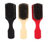 Ipetboom 3 Piezas Cepillo para Barba de Caballo Unidades Cepillo para Barba Hombre para Bigote Herramienta de Aseo para Uso Salón de Barbería