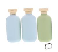 Ipetboom 3 Piezas Combinación de Botella de Lavado Botellas de Viaje para Champú y Acondicionador de Tocador para Viaje y Uso Diario
