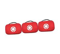 Ipetboom 3 Piezas Contenedor Portátil Pastillero Bolsa Más Medicamento Bolso De Mano Minis Bolsas De Aseo Miniequipo Tomador Organizador De Pastillas Sacos Para Escombros Largo Eva