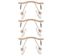 Ipetboom 3 Piezas de Almohadilla para Puente Nasal sin Marco para Gafas, Soporte Metálico Antideslizante Dorado para Reparación y Mantenimiento de Lentes