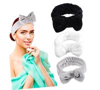 Ipetboom 3 Piezas Diademas de Spa Rostro de Diademas para Lavado Facial para Maquillaje y Ducha Cuidado Piel