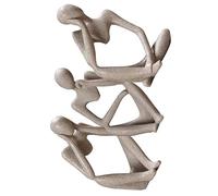 Ipetboom 3 Piezas Estatuas Abstractas para Decoración de Oficina y Hogar Figuras Pensadoras de Moderno Color Arenisca como Centro de Mesa y Adorno para Estanterías
