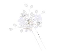 Ipetboom 3 Piezas Horquilla De Flor De Diamante Pinza Para El Pelo De La Novia Tocados De Novia Para Boda Peine De Flores Tiara Nupcial Cristal Cobre Las Flores Dama De Honor Diseño Floral