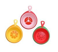 Ipetboom 3 Piezas Lavabo De Dibujos Animados Plato De Bañera Inflable Bañeras Para Pequeños Tazón De Bebé Con Succión El Secado Transparente Agua Estera Bol Gel De Sílice
