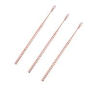 Ipetboom 3 Piezas Palillo De Oído De Acero Inoxidable Cuchara Para Limpiar La Cera Oídos Higiene Diaria Palillos Herramienta Práctica Para Eliminar Casa