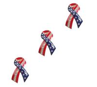 Ipetboom 3 Piezas ramillete de broche aleación de corsage decoración de broche de pecho decorativo pin de solapa del día de la independencia del día de la independencia